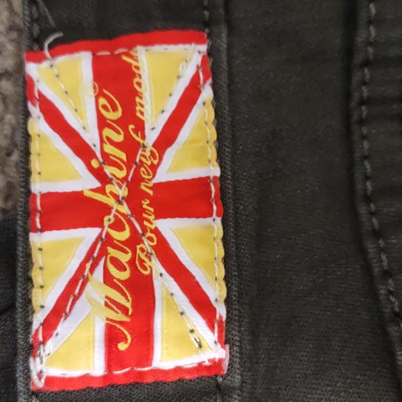 SLIGHTLY USED MACHINE POUR NEUF MODE DARK GREEN JEANS LOW RISE SIZE 28 - Picture 13 of 15